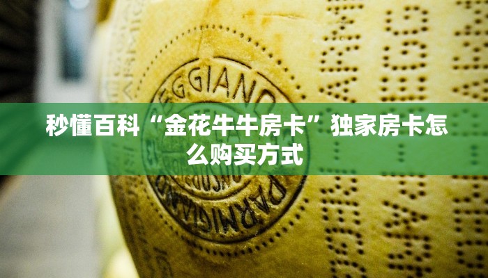  玩家必看“牛牛炸金花房卡”科技获取房卡教程