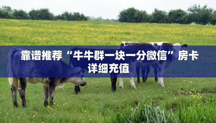  靠谱推荐“牛牛群一块一分微信”房卡详细充值