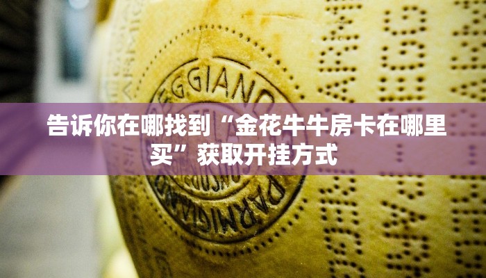  告诉你在哪找到“金花牛牛房卡在哪里买”获取开挂方式
