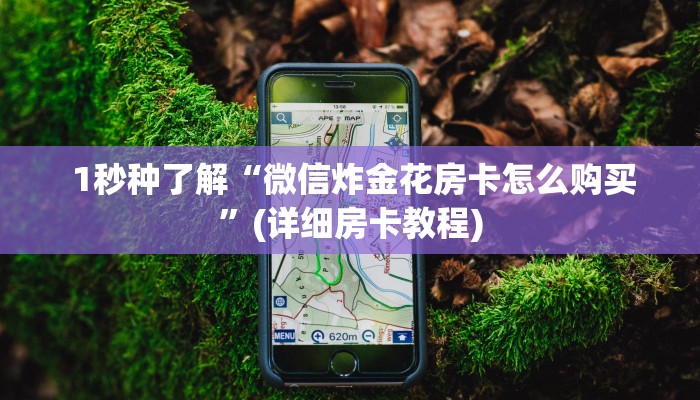  1秒种了解“微信炸金花房卡怎么购买”(详细房卡教程)