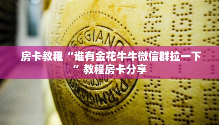 房卡教程“谁有金花牛牛微信群拉一下”教程房卡分享 房卡教程“谁有金花牛牛微信群拉一下”教程房卡分享