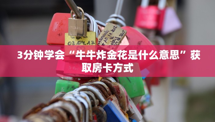 3分钟学会“牛牛炸金花是什么意思”获取房卡方式 3分钟学会“牛牛炸金花是什么意思”获取房卡方式