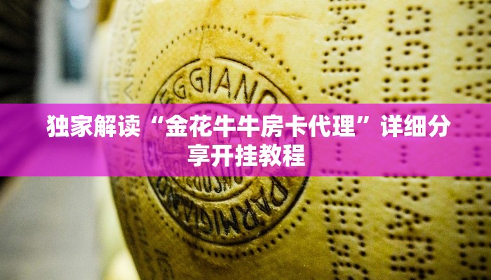 独家解读“金花牛牛房卡代理”详细分享开挂教程 独家解读“金花牛牛房卡代理”详细分享开挂教程