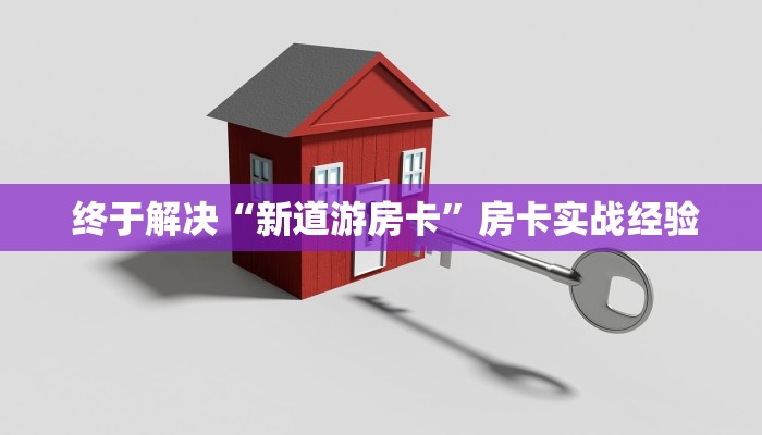  终于解决“新道游房卡”房卡实战经验